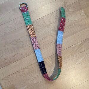 Vineyard Vines Colorful Patchwork Belt